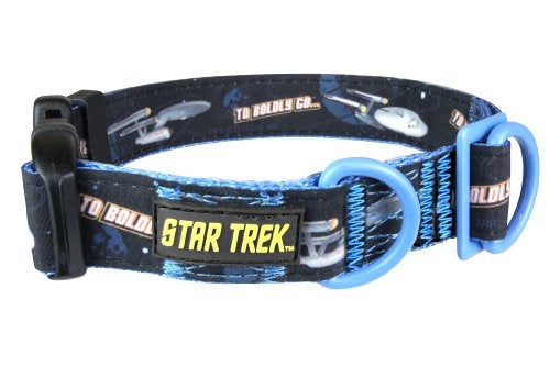 Star Trek Dog Collar Enterprise Small - Boldly go Where no Other Dog has Gone Before - Image 2