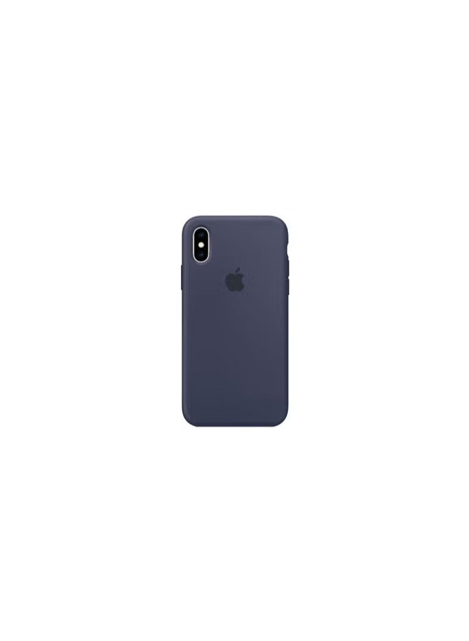 CATANES Premium Silicone Cover for iPhone XS MAX - Soft, Slim and Shockproof Protection Midnight Blue Color - Image 2