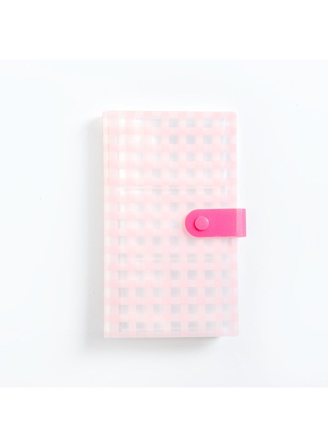 Bock Buckle Business Card Photo Album, Photo Star Chasing Card Bag, Business Card Holder, Ticket Collection Card Storage - Image 1