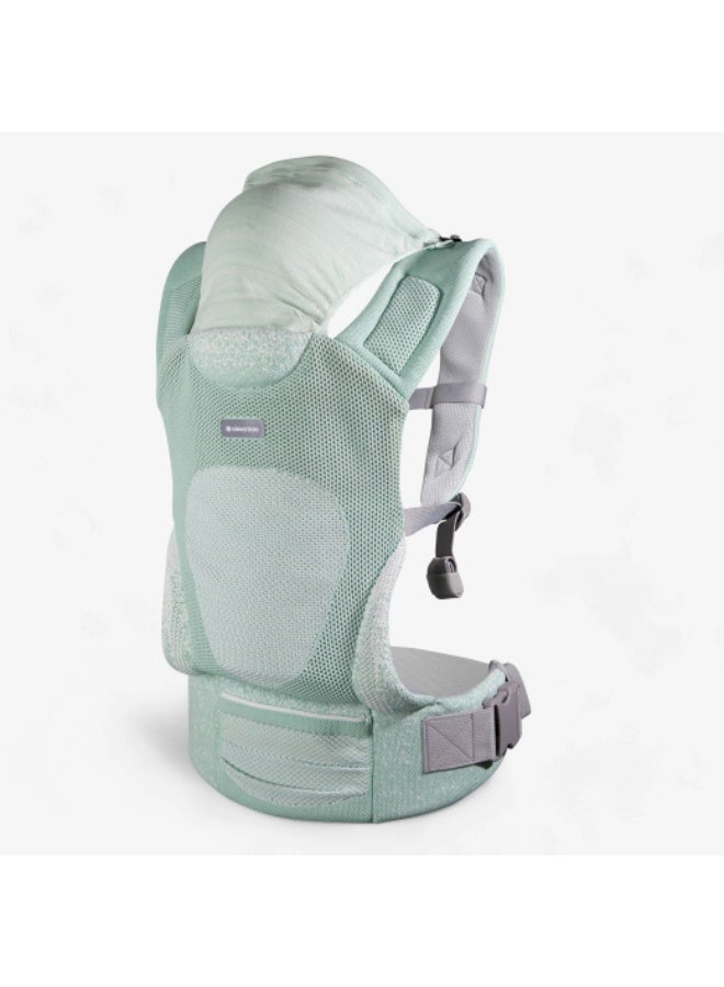 KIKKABOO سويت شيرت هودي ناقل نسيج طائر باللون النعناعي - Image 1