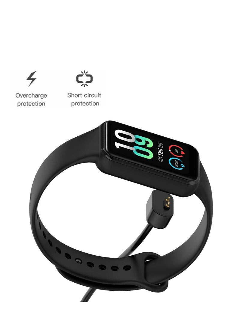 Charger Cable for Amazfit Band 7 Replacement USB Watch Charger Adapter Charge Cord Charging Dock for Amazfit Band 7 3.3ft/1m Black - Image 3