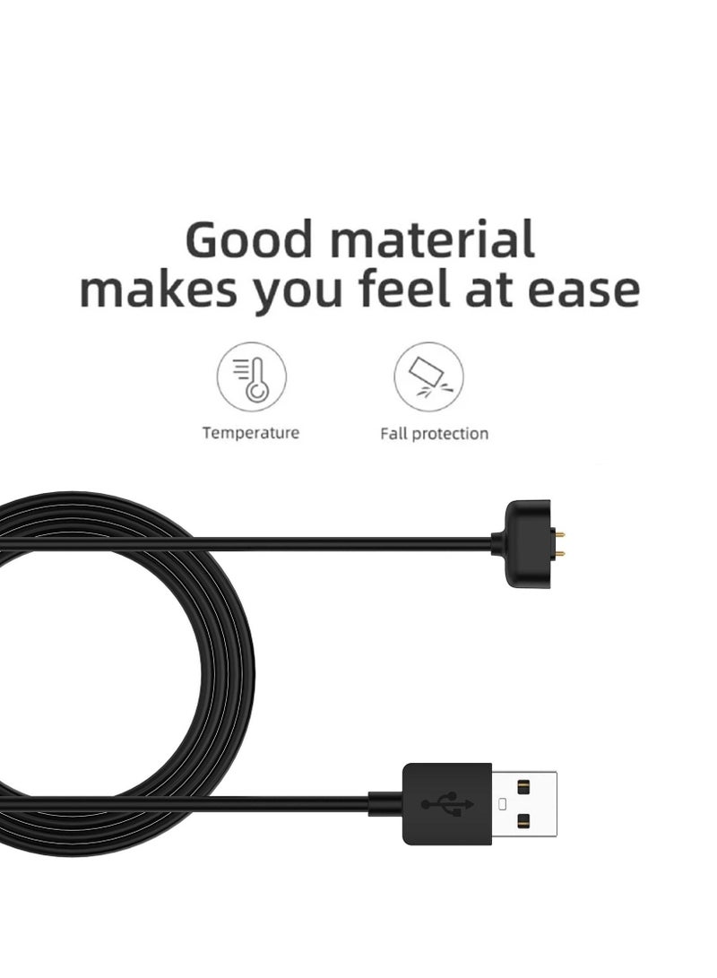 Charger Cable for Amazfit Band 7 Replacement USB Watch Charger Adapter Charge Cord Charging Dock for Amazfit Band 7 3.3ft/1m Black - Image 4