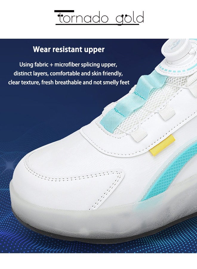 Kids Roller Skates Fashion Four Wheel Sports Shoes Convenient Rotary Buckle Roller Skates Outdoor Casual Cool