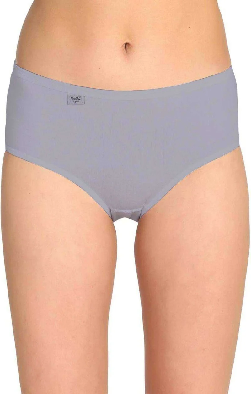 توتكو Passion 6 Pieces Passion Women High Waist Bato Thin Elastic Panties Gray