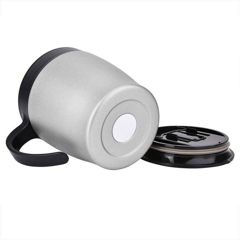 Ramkuwar Ramkuwar Pack of 1 Tea Coffee Time Unbreakable hot Insulated Double Wall Plastic Stainless Steel Tea Coffee Milk Mug with Sipper lid 330 ml Grey - Image 4