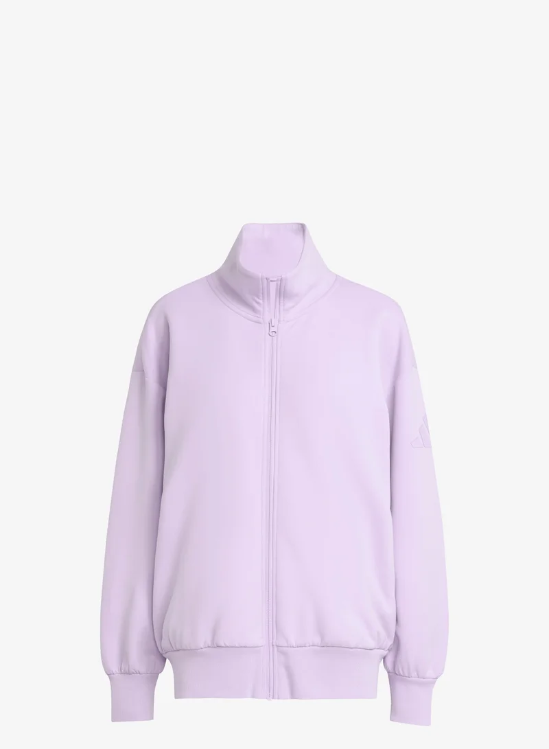 اديداس جاكيت بسحّاب كامل Soft Lux Loose