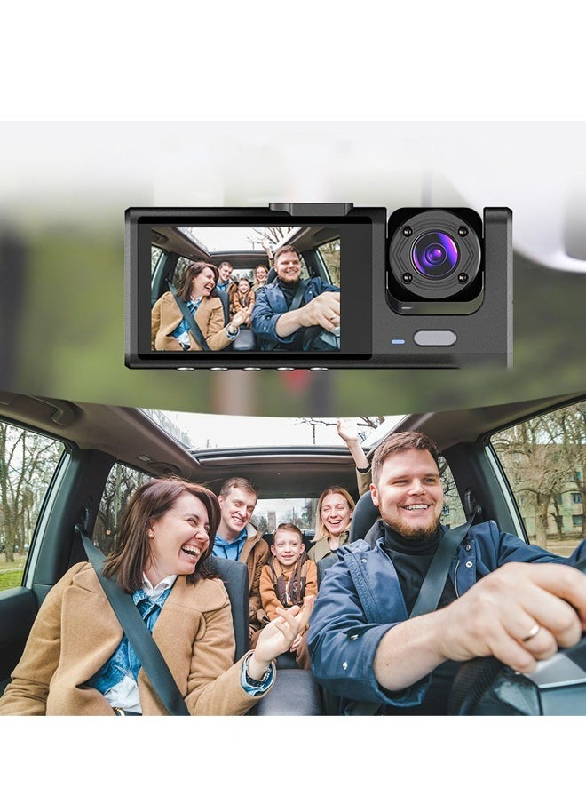 1080P Front and Rear Dual Cameras 2 Inch Screen Dash Cam