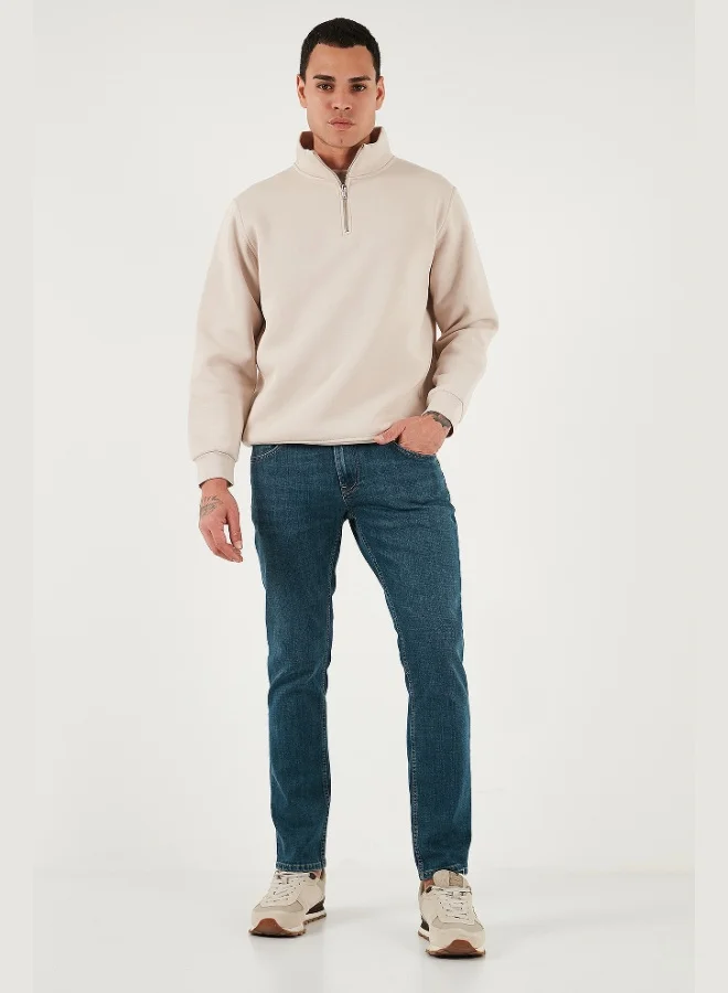 Buratti Cotton Regular Fit Normal Waist Straight Leg Jeans Men's JEANS 2203C23PARMA