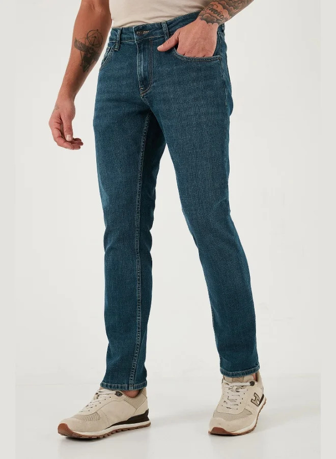 Buratti  Buratti Cotton Regular Fit Normal Waist Straight Leg Jeans Men's JEANS 2203C23PARMA for Men | Best Price UAE