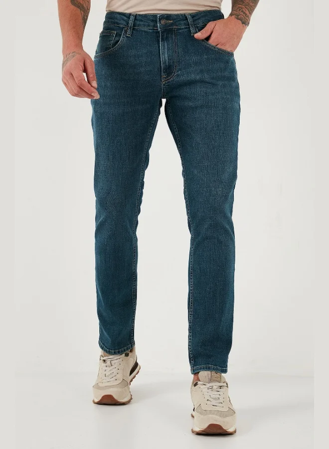 Buratti  Buratti Cotton Regular Fit Normal Waist Straight Leg Jeans Men's JEANS 2203C23PARMA for Men | Best Price UAE