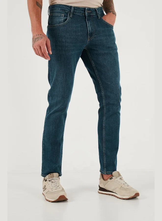 Buratti  Buratti Cotton Regular Fit Normal Waist Straight Leg Jeans Men's JEANS 2203C23PARMA for Men | Best Price UAE