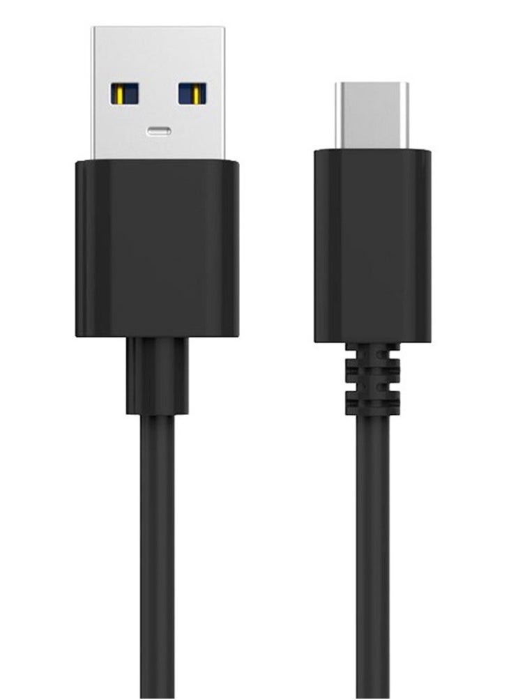 Youque USB A to Type C Fast Charging Cable for Switch OLED/Switch/Switch PRO/PS5/Xbox Series X 3M Black  - Image 2