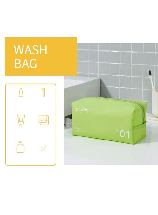 حقيبة أدوات الزينة الصيفية، حقيبة تخزين محمولة للسفر، حقيبة مستحضرات تجميل محمولة مقاومة للماء - Image 3