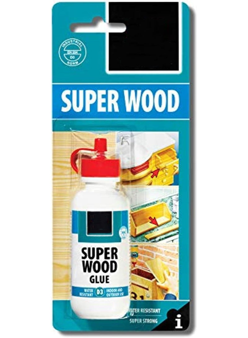 Super Wood Glue 75g – Strong Adhesive for Woodworking, Furniture Repair, Carpentry Projects, and DIY Crafts - Image 1