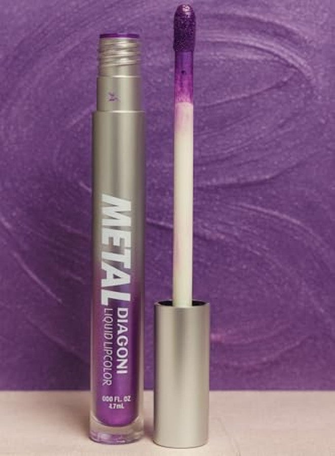 MAKE UP FOR LIFE Metal Diaoni Liquid Lip Color - High-Shine Metallic Finish, Long-Lasting, Smudge-Proof & Lightweight Lip Stain for Bold Glamorous Lips - Image 4