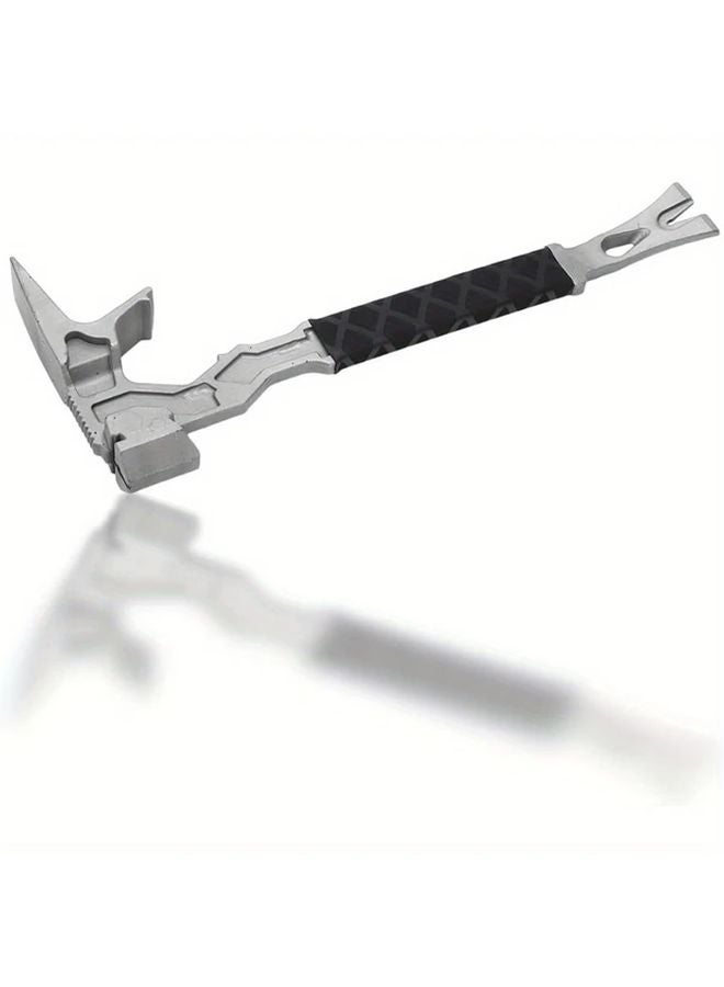 15 Inch Multi Function Demolition Tool Pry Bar Hammer Chisel Wrecking Bar Nail Puller 1 Set - Image 1