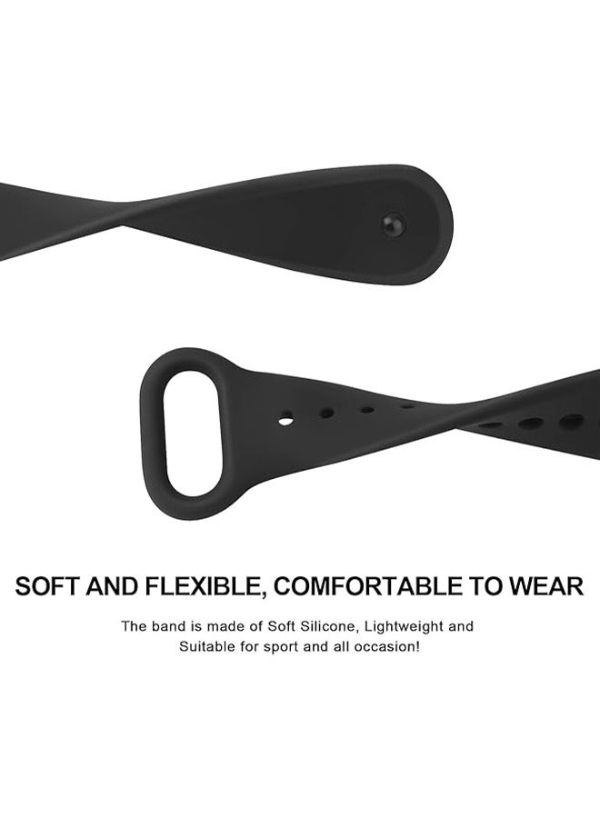 HY Bands Compatible with Xiaomi Mi Band 7 Replacement Strap Women Men, Soft Silicone Sport Strap for Xiaomi Mi Band 7 Bands Wristband Accessories (3pcs)  - Image 3