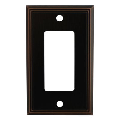 Cosmas 65000-ORB Oil Rubbed Bronze Single GFI/Decora Rocker Wall Switch Plate Switchplate Cover - Image 5