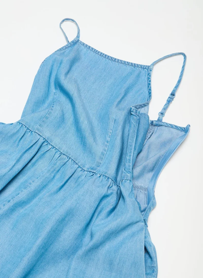 Ovs Denim A-Line Dress