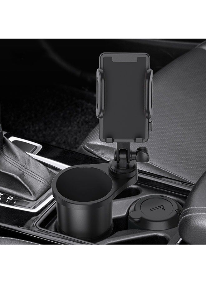 Car Cup Holder Phone Mount, -in-1 Auto Cell Phone Stand,Adjustable Cup Holder Base Diameter Range is 2.6"- 3.9", Suitable for Most Car Height and Angle Adjustment  - Image 4