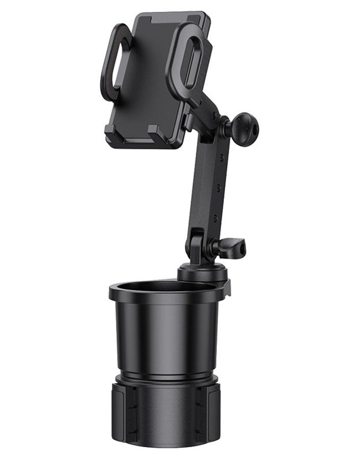 Car Cup Holder Phone Mount, -in-1 Auto Cell Phone Stand,Adjustable Cup Holder Base Diameter Range is 2.6"- 3.9", Suitable for Most Car Height and Angle Adjustment  - Image 1