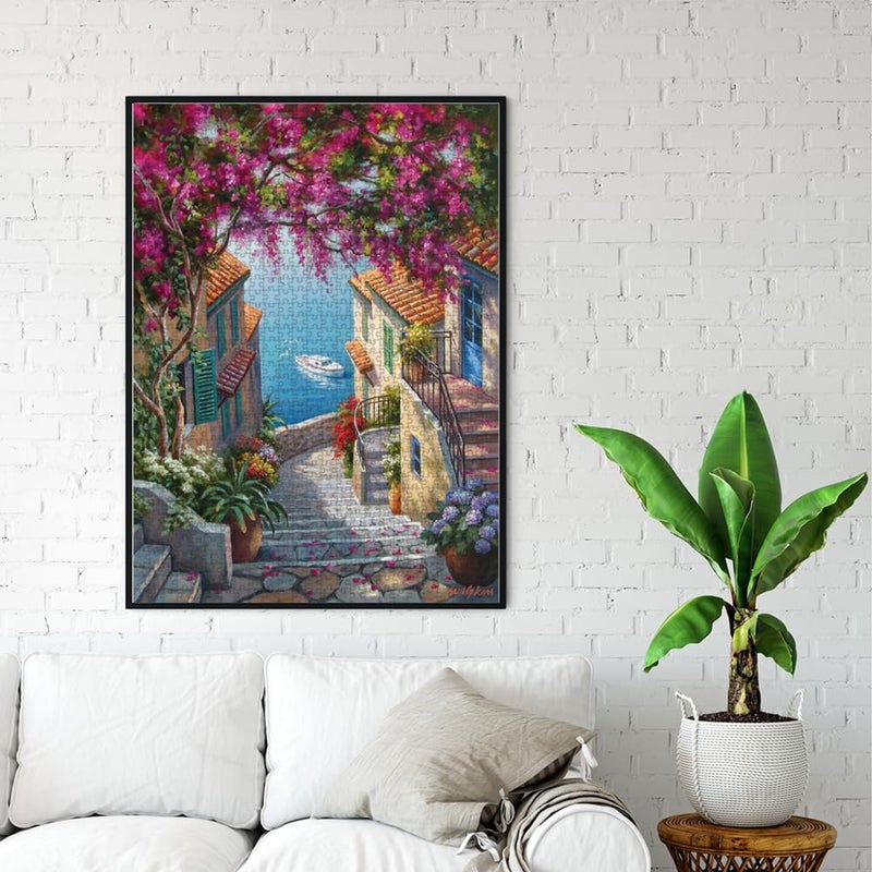 Anatolian Puzzle - 1000 Pieces Jigsaw Puzzle (Stairs to The Sea) - Image 3