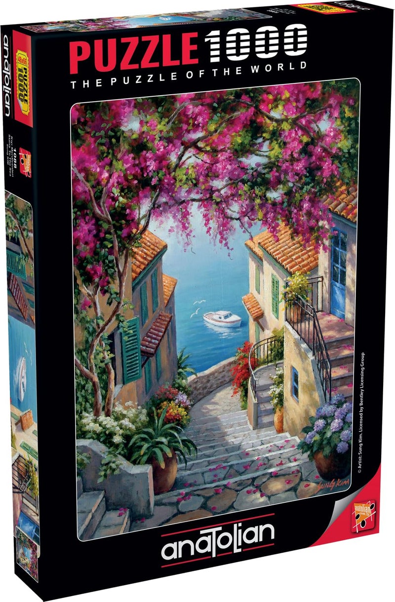 Anatolian Puzzle - 1000 Pieces Jigsaw Puzzle (Stairs to The Sea) - Image 2