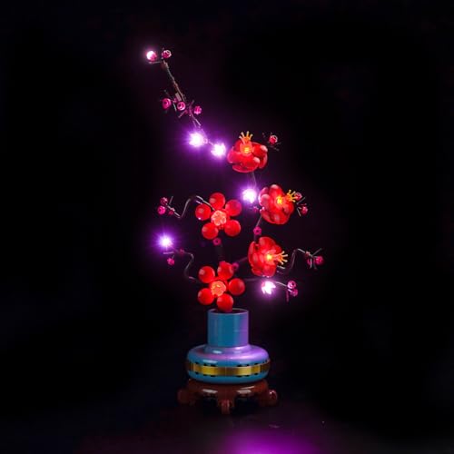 LocoLee Light Compatible with Lego Plum Blossom 10369 Botanical Collection No Models Only Light Creative Lighting Set Accessories Compatible with Lego 10369 Icons Flowers Plum Blossom Set - Image 1