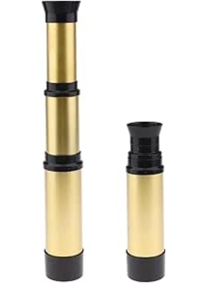 مناظير قراصنة XongSyue للأطفال، تلسكوب أحادي العين بتصميم كلاسيكي للقراصنة، لعبة تلسكوب قابلة للطي، تلسكوب قابل للتمدد، مناظير أحادية العين محمولة لإكسسوارات حفلات القراصنة، للسفر على متن السفن السياحية