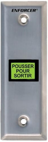 Seco-Larm Enforcer Slimline Push-to-Exit Plate, Illuminated (SD-7103GC-PEQ) - Image 3
