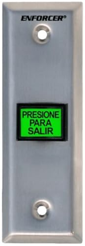 Seco-Larm Enforcer Slimline Push-to-Exit Plate, Illuminated (SD-7103GC-PEQ) - Image 2