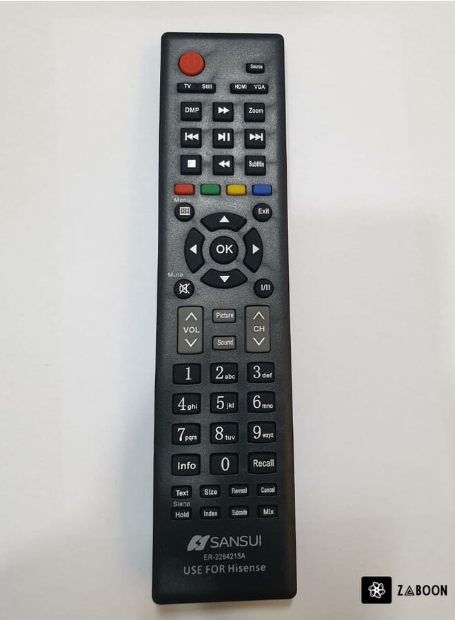 Zaboon Remote Control For Hisense Television