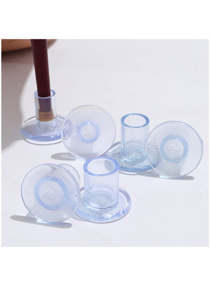 Zikra High Heel Protectors, 12 Pairs 3 Sizes Heel Stoppers Heel Caps Covers for Grass Gravel Wetlands Outdoor Events S/M/L (6 Pairs Clear + 6 Pairs Black, Each Color Have 3 Size) - Image 5