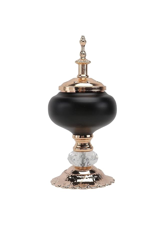 إيروريكس مبخرة معدنية حامل بخور فني من الحديد مع غطاء مبخرة راتنج اللبان مبخرة فحم هدية الترحيب بالمنزل للتأمل واليوغا وديكور المنزل - Image 1