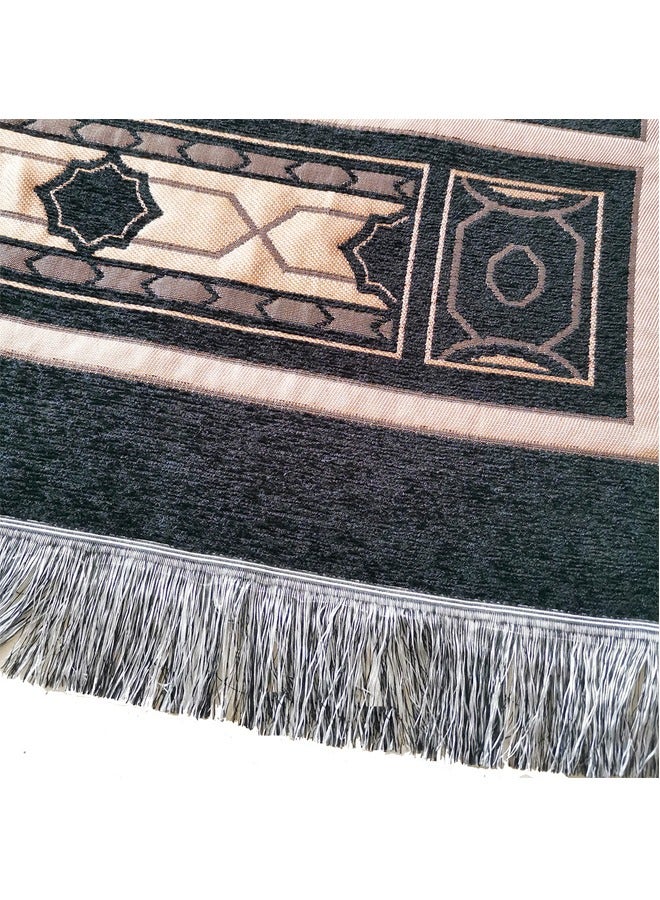 GUSGU Portable Prayer Rug and Prayer Bead,Large Lightweight Prayer Mat Carpet for Women and Men ﻿ - Image 2