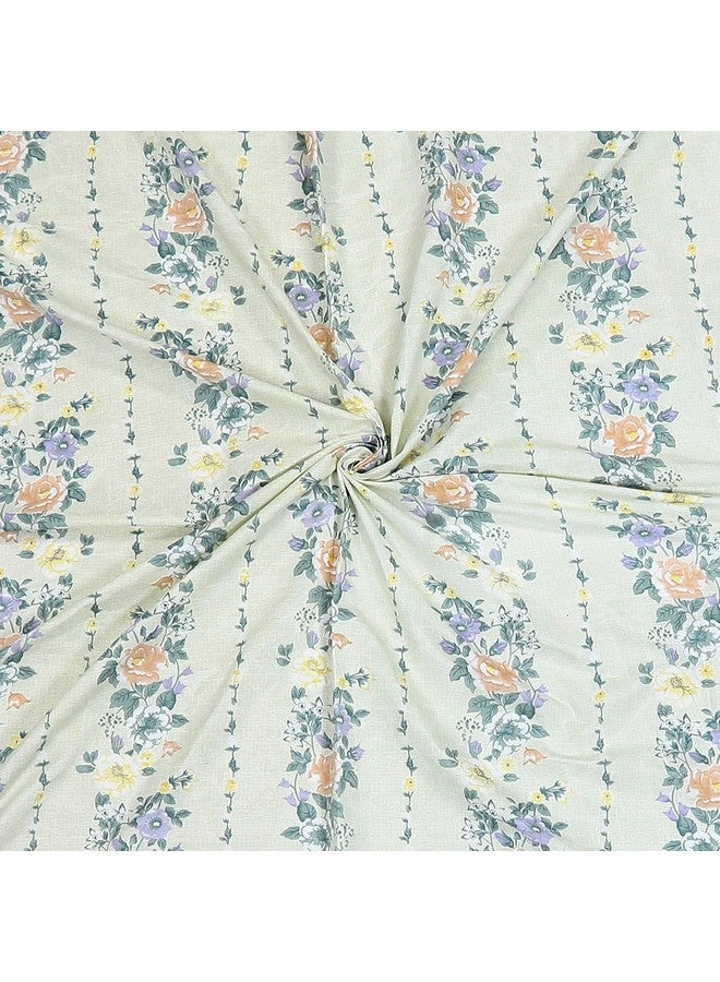 Status Contract -Cotton Rich Double Bedsheet with 2 Pillow Covers for Bed Room, Home, Hotel-120 GSM (Creamy White) - Image 3