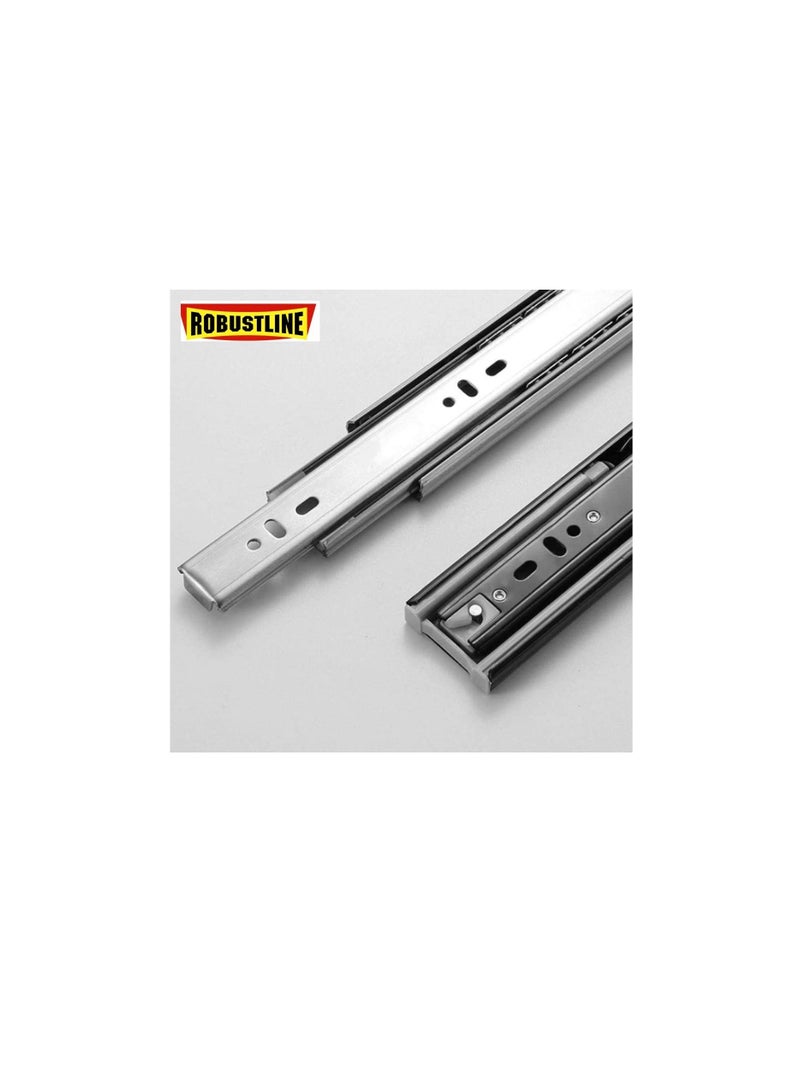Robustline Soft Closing Steel Ball Bearing Drawer Slide Rail Runner (20 INCHES) - Image 2