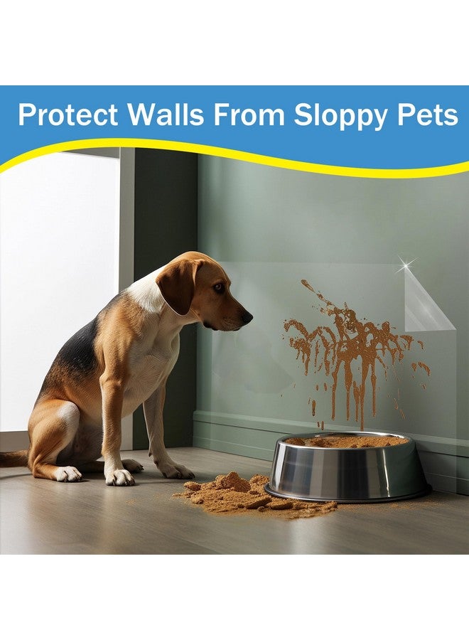 Loiion Electrostatic Wall Protective Film Clear Wall Protector Removable Contact Paper Transparent Static Cling Plastic Wall Protector From Trash Can Chair Back Furniture Door 13Ft - Image 3