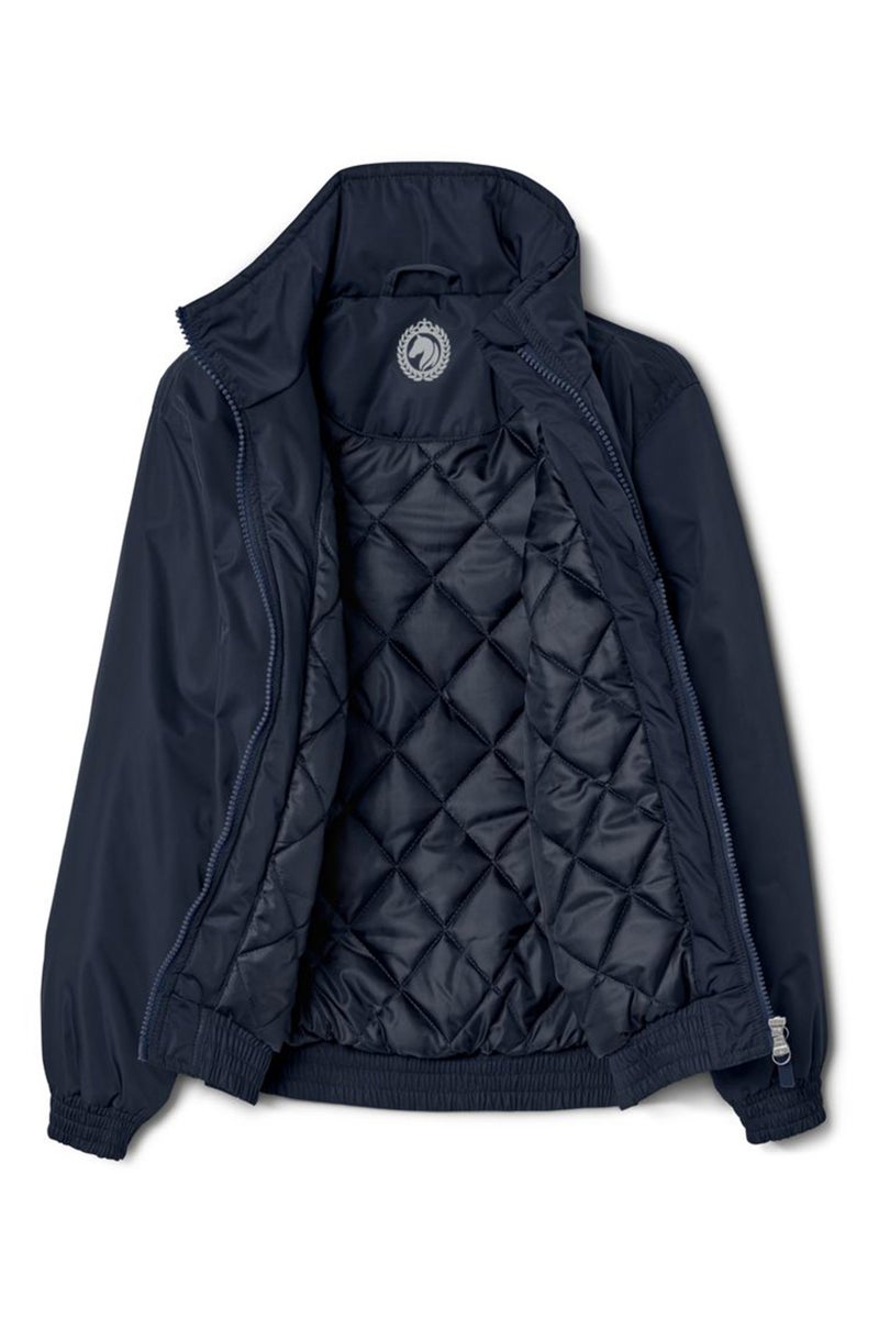 Tchibo جاكيت بومبر كامل بسحاب للفتيات، أزرق داكن - Image 3