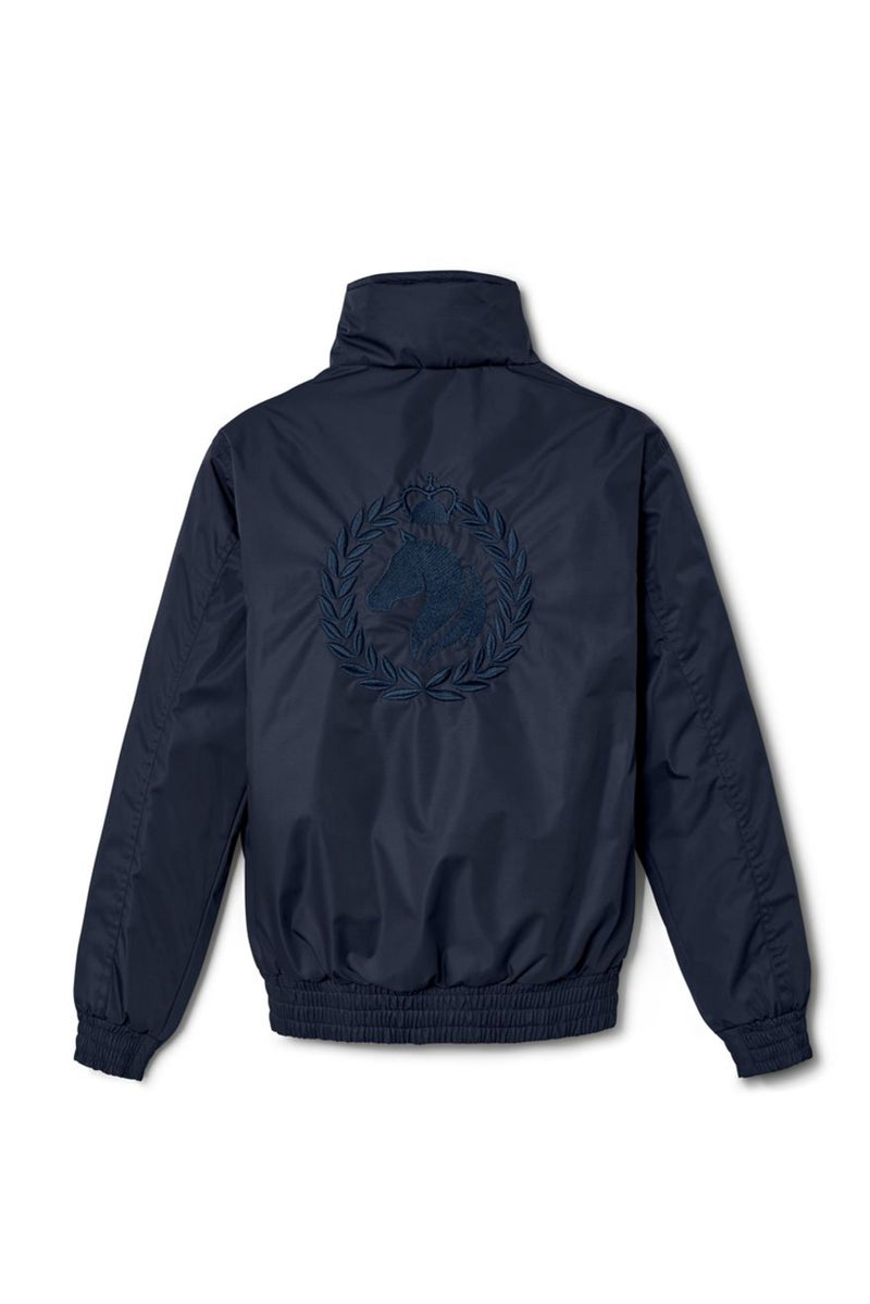 Tchibo جاكيت بومبر كامل بسحاب للفتيات، أزرق داكن - Image 2