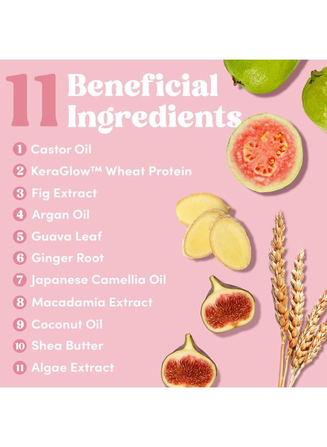 Glimmr 10-Minute Hair Mask for Damaged Hair – Deep Conditioner with Bonding Protein, Castor Oil & Superfood Extracts – Restores Shine, Reduces Breakage, Softens, Strengthens & Adds Fullness - Image 2