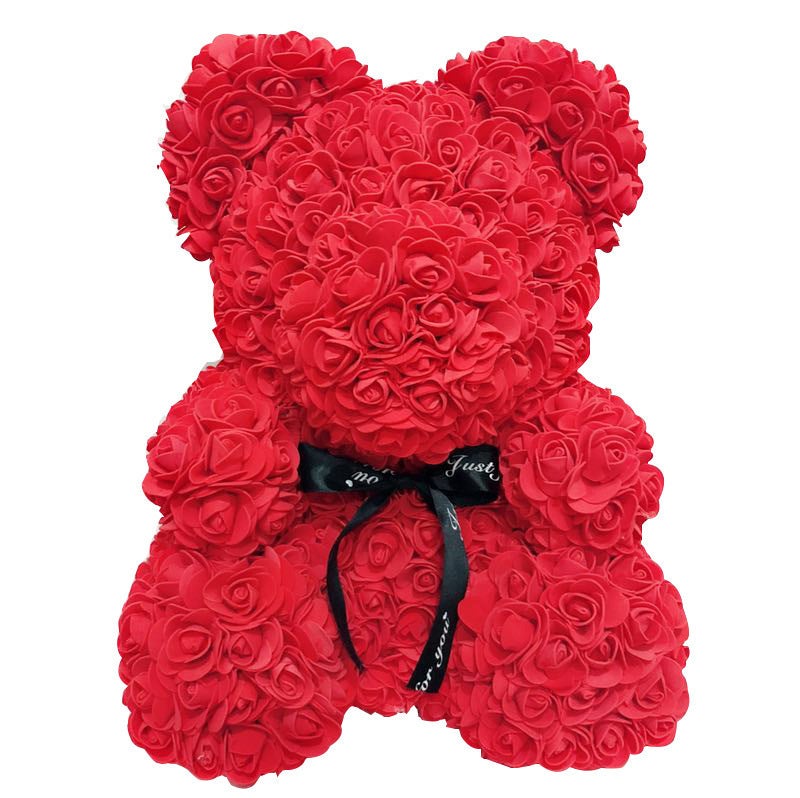 New Rose Heart Bear Soap Bouquet Valentine'S Day Gift - Image 4