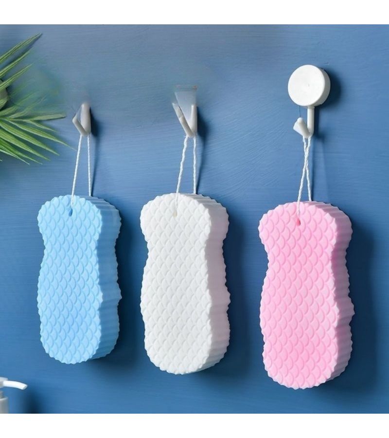 Exfoliating Bath Ball Body Scrub Sponge Set Soft Bath Exfoliator Remove Dead Skin - Image 2