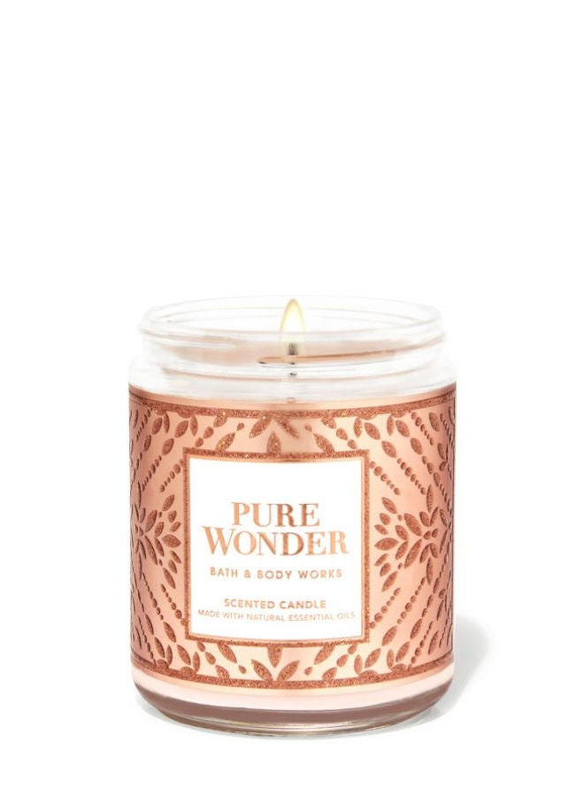 شمعة Pure Wonder ذات الفتيل الواحد