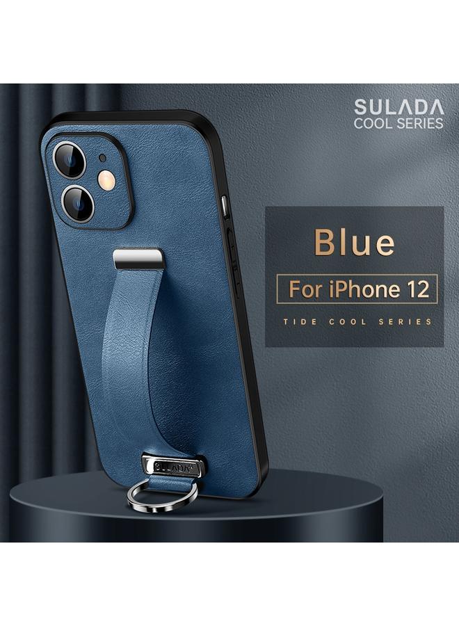 SULADA Case For iPhone 12 Cool Series PC + Leather Texture Skin Feel Shockproof Phone Case - Image 2