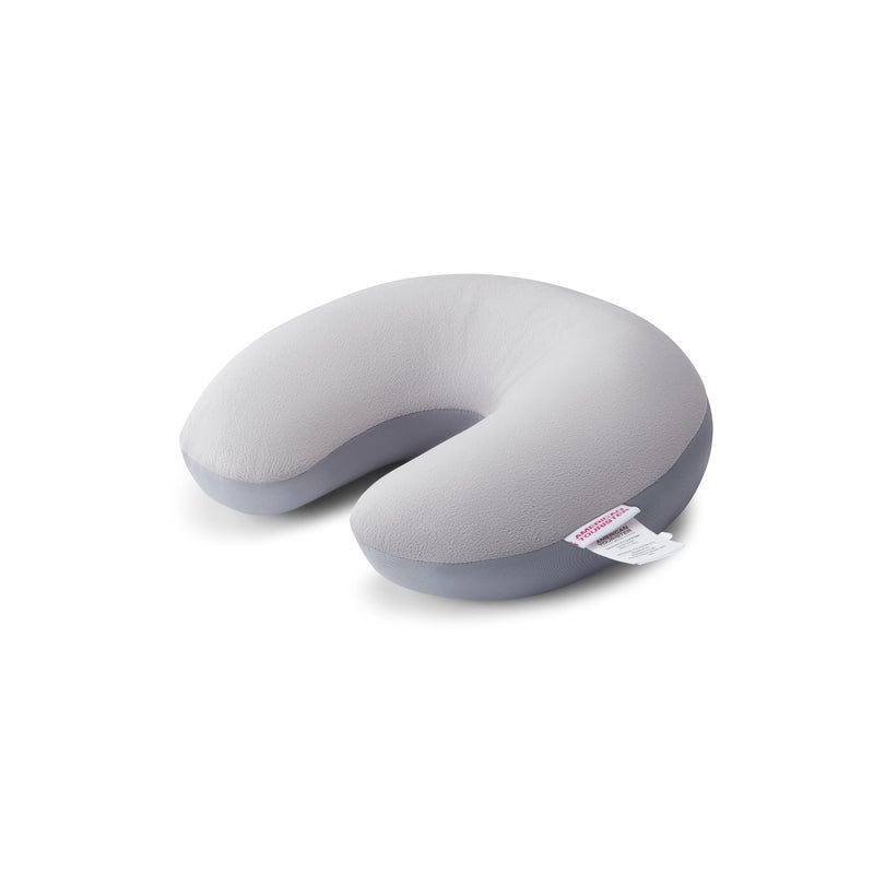 American Tourister Smart Travel Pillow | Neck & Lumbar Support for Men and Women | Ergonomic Portable Design | Grey - Image 4