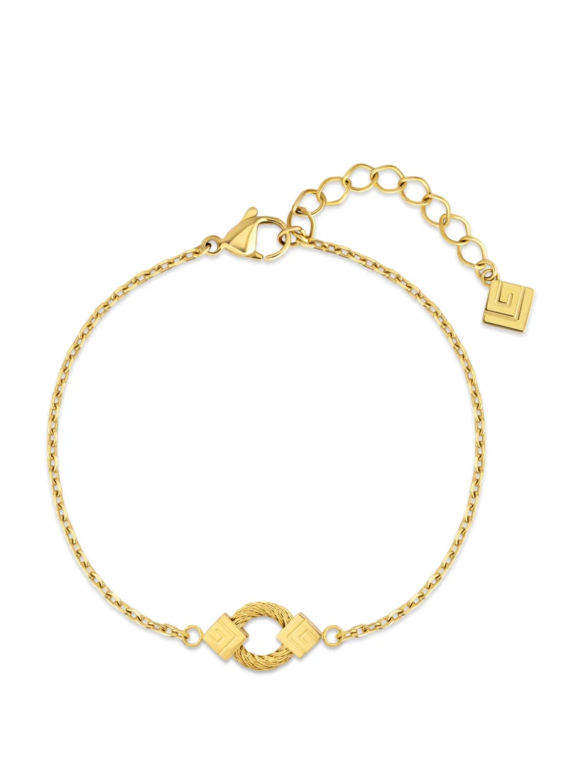 Guy Laroche Tina Gold Plated Bracelet for Women with Crystals