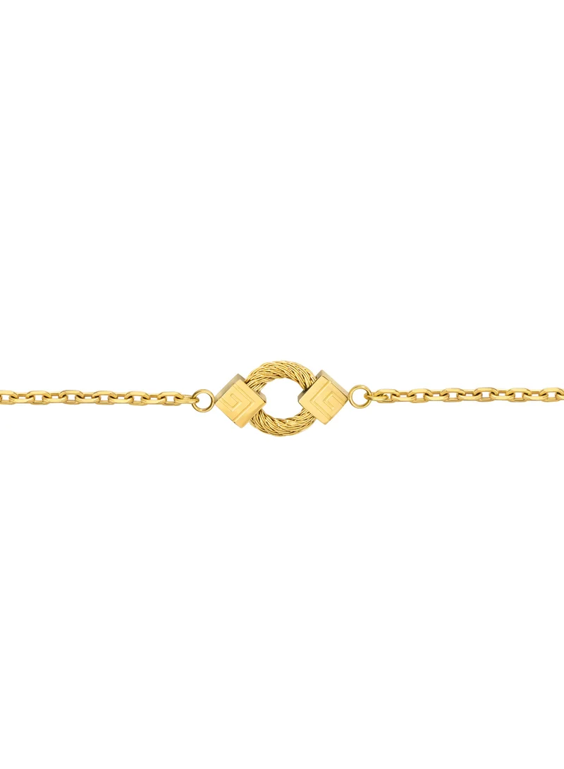 غاي لاروش سوار تينا مطلي بالذهب للنساء مع كريستالات