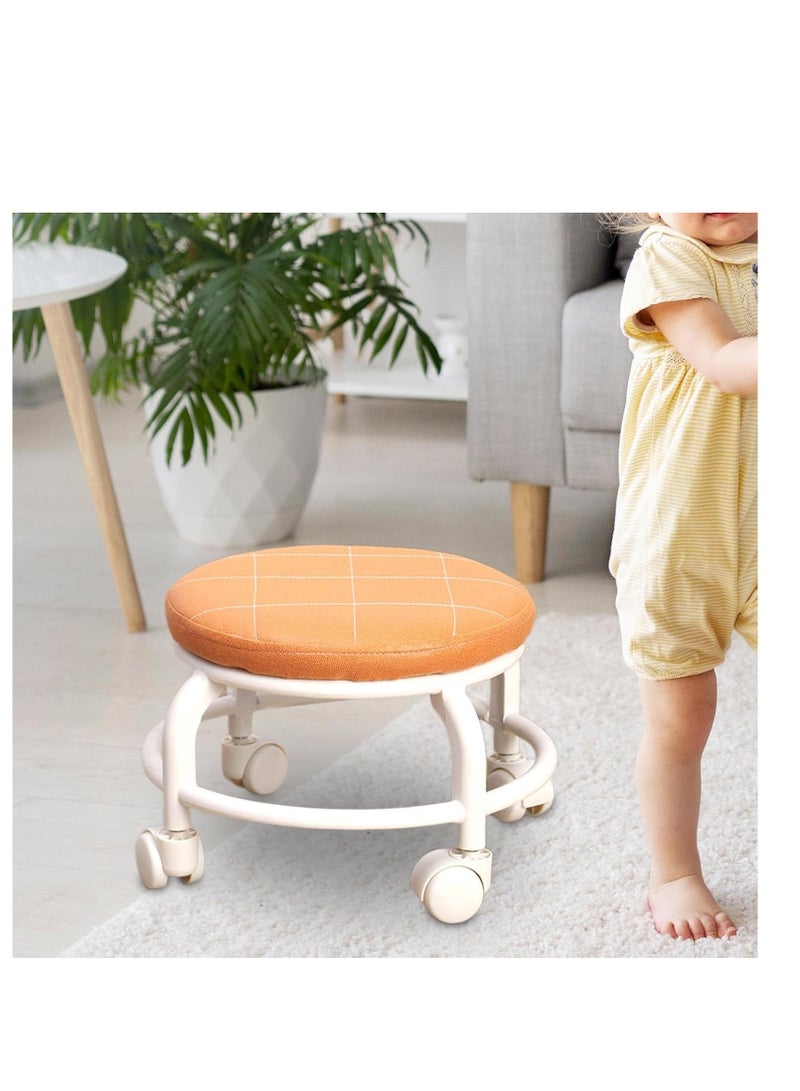 Generic Low Rolling Stool Short Roller Seat Chair 360° Rotating  - Image 3