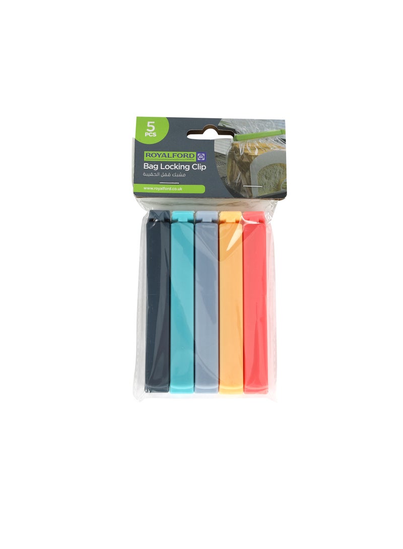 Royalford 5 Pcs Bag Locking Clip Multicolour Assorted - Image 5